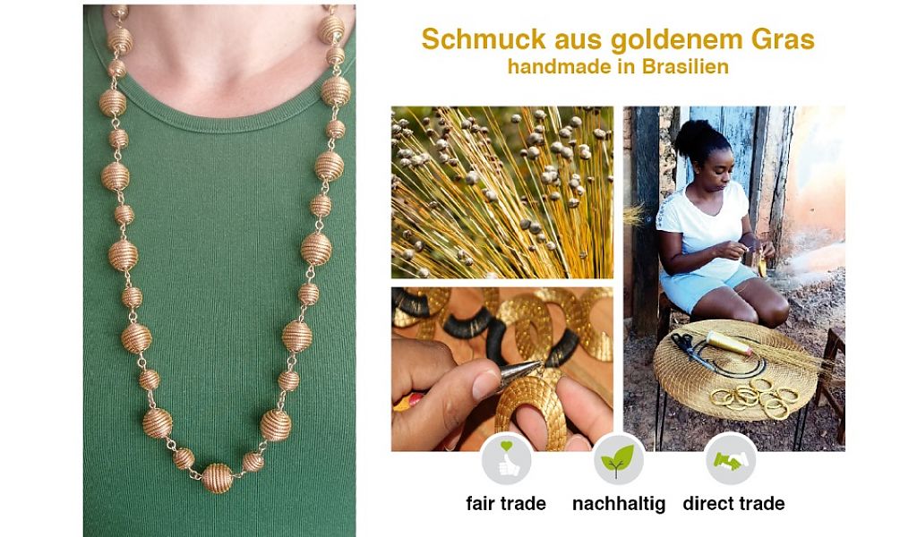 Goldgras-Schmuck